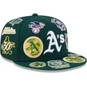 shapka-ploska-zelena-prilepnala-59fifty-all-over-na-oakland-athletics-mlb-ot-new-era