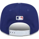 casquette-courbee-bleue-et-blanche-snapback-9seventy-stretch-snap-flower-los-angeles-dodgers-mlb-new-era