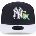 shapka-izvita-tmnosin-snapbek-9seventy-stretch-snap-flower-na-new-york-yankees-mlb-ot-new-era