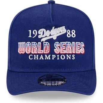Шапка извита синя снапбек 9FIFTY A Frame Historic на Los Angeles Dodgers MLB от New Era