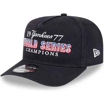 Шапка плоска тъмносин снапбек 9FIFTY A Frame Historic на New York Yankees MLB от New Era