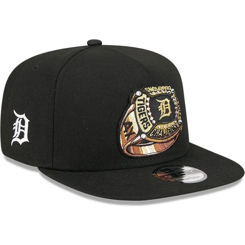 shapka-ploska-cherna-snapbek-9fifty-a-frame-ring-na-detroit-tigers-mlb-ot-new-era
