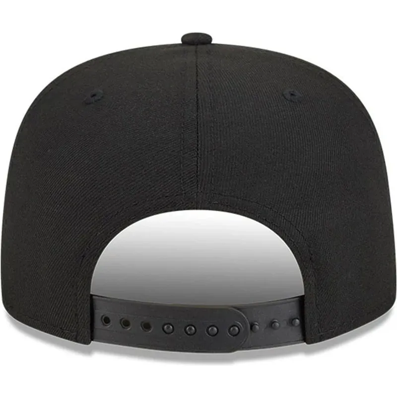 shapka-ploska-cherna-snapbek-9fifty-a-frame-ring-na-oakland-athletics-mlb-ot-new-era