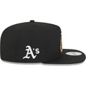 sort-flad-snapback-9fifty-a-frame-ring-kasket-fra-oakland-athletics-mlb-fra-new-era