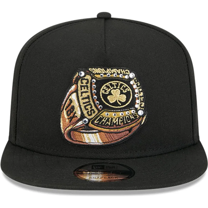 sort-flad-snapback-9fifty-a-frame-ring-kasket-fra-boston-celtics-nba-af-new-era