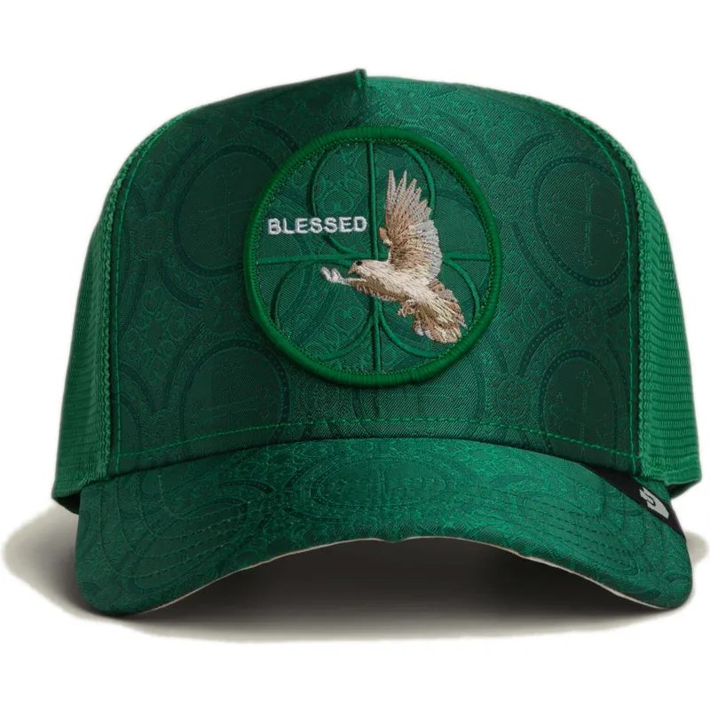 casquette-trucker-verte-pigeon-blessed-religulous-the-farm-goorin-bros