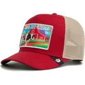 shapka-izvita-chervena-snapback-na-gorra-trucker-roja-vaca-moove-the-needle-greener-grass-the-farm-the-farm-ot-goorin-bros
