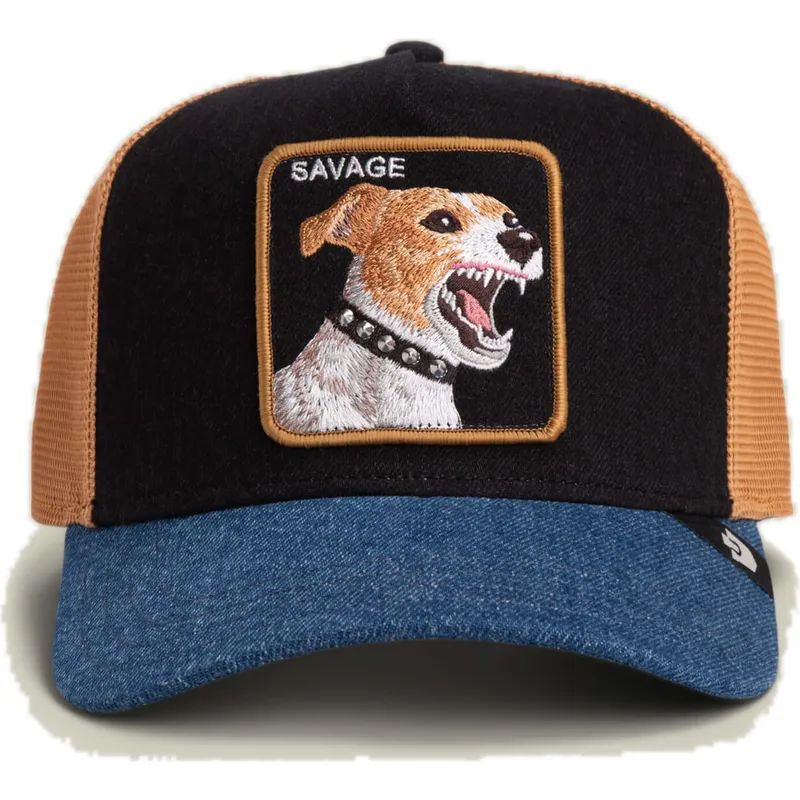 casquette-trucker-multicolore-chien-savage-dawg-that-dawg-in-me-the-farm-goorin-bros