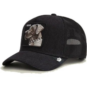 Trucker-Cap schwarz Hund Punk Dawg That Dawg In Me The Farm von Goorin Bros.