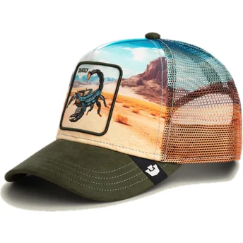 Flerfarvet trucker-kasket skorpion Deadly Scorpion In The Element The Farm fra Goorin Bros.