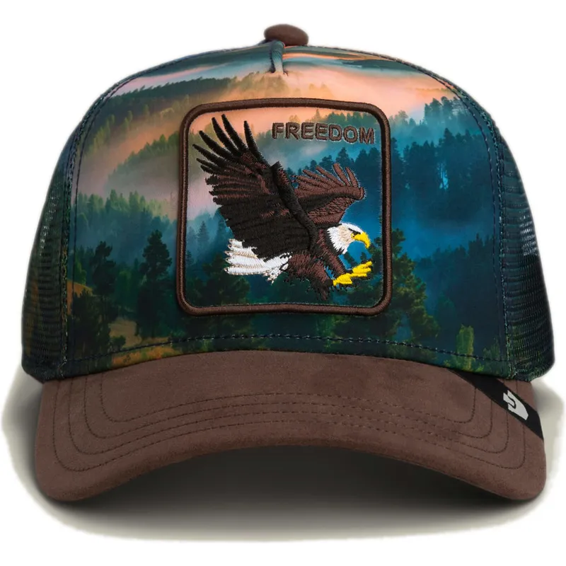 shapka-izvita-traker-mnogocveten-snapbek-freedom-eagle-in-the-element-the-farm-ot-goorin-bros