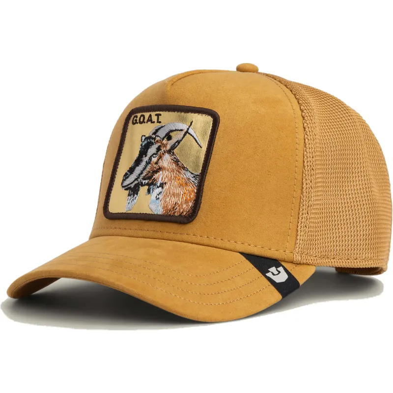 gorra-trucker-marron-cabra-golden-goat-metallic-the-farm-de-goorin-bros