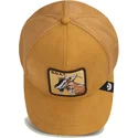trucker-kasket-brun-ged-golden-goat-metallic-the-farm-fra-goorin-bros