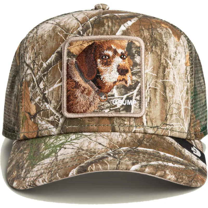 shapka-izvita-traker-kamuflazh-snapbek-realtree-edge-grump-dog-the-farm-ot-goorin-bros
