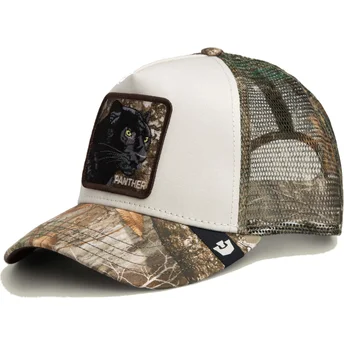 Trucker-Cap Camouflage Panther Realtree Edge Black Panther The Farm von Goorin Bros.