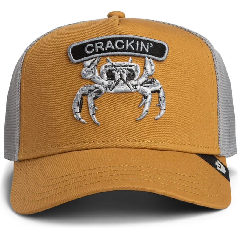 trucker-kasket-brun-krabbe-classic-rocker-crackin-the-farm-fra-goorin-bros