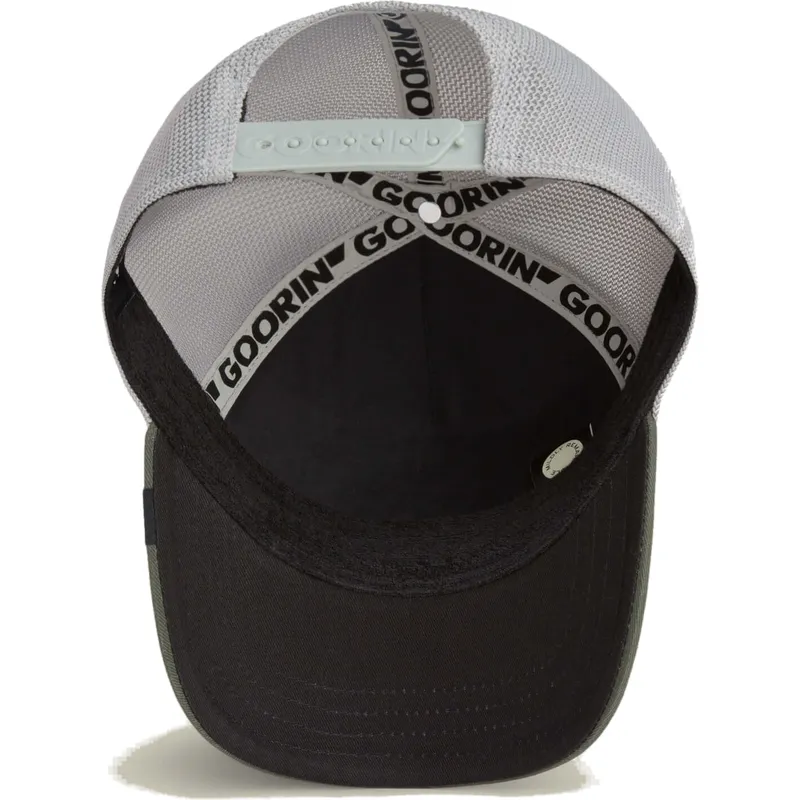 trucker-kasket-gron-skorpion-classic-rocker-deadly-the-farm-fra-goorin-bros