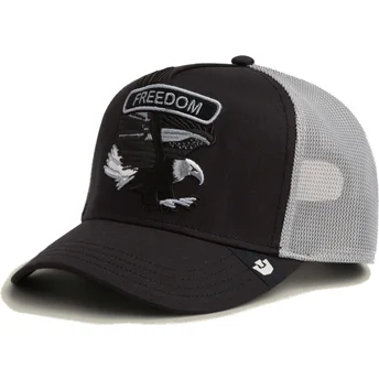 Casquette trucker noire aigle Classic Rocker Freedom The Farm Goorin Bros.