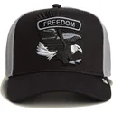 shapka-izvita-traker-cherna-snapbek-classic-rocker-freedom-the-farm-ot-goorin-bros