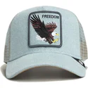 shapka-izvita-traker-sinya-snapbek-denim-eagle-the-farm-ot-goorin-bros