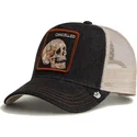 shapka-izvita-cherna-snapback-na-gorra-trucker-negra-calavera-cancelled-denim-skull-the-farm-the-farm-ot-goorin-bros