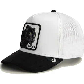 Шапка извита черна snapback на Gorra trucker blanca y negra pantera Microsuede Black Panther The Farm The Farm от Goorin Bros.