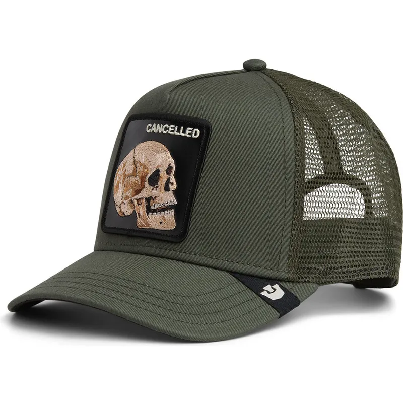 shapka-izvita-shapka-traker-zelena-snapbek-calavera-the-cancelled-skull-the-farm-the-farm-ot-goorin-bros