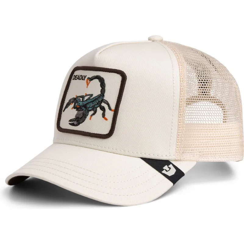 shapka-izvita-traker-bezhov-snapbek-deadly-scorpion-the-farm-ot-goorin-bros