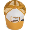 shapka-izvita-kafyav-snapback-za-deca-na-gorra-trucker-marron-para-nino-gato-curious-cat-mini-the-farm-the-farm-ot-goorin-bros