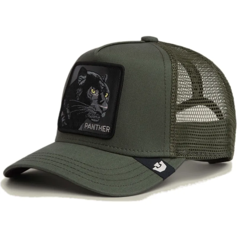 shapka-izvita-traker-zelena-snapbek-panther-the-farm-ot-goorin-bros