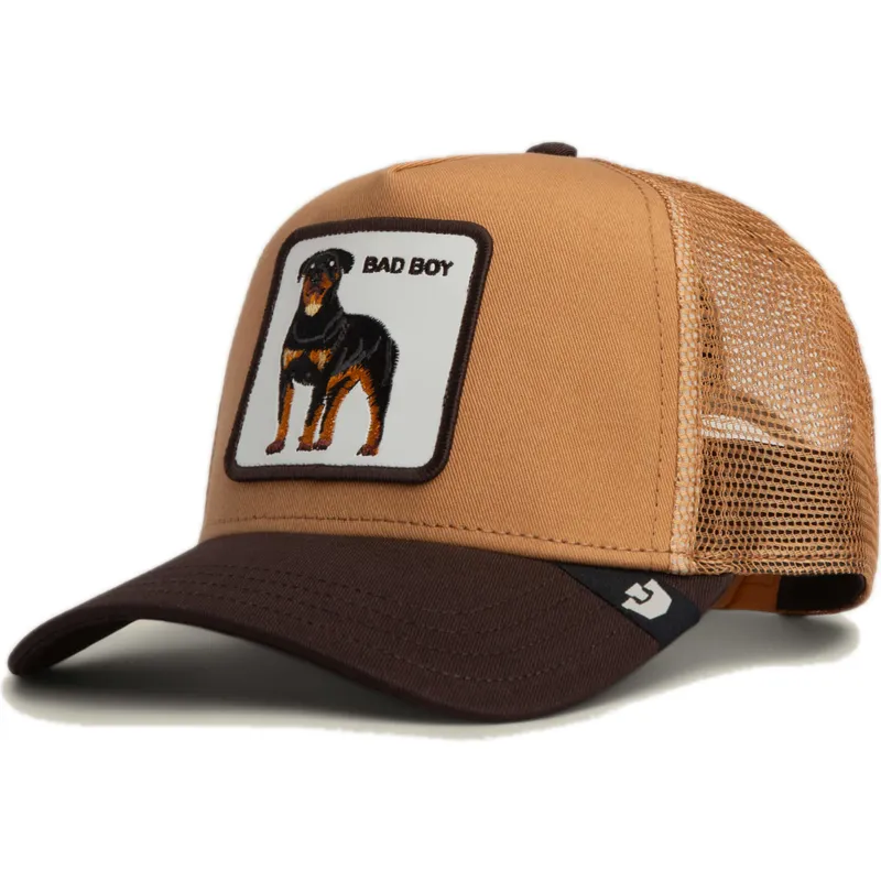 casquette-trucker-marron-rottweiler-bad-boy-the-farm-goorin-bros