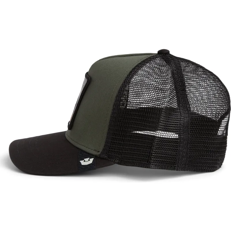 shapka-izvita-traker-zelena-snapbek-bad-boy-the-farm-ot-goorin-bros