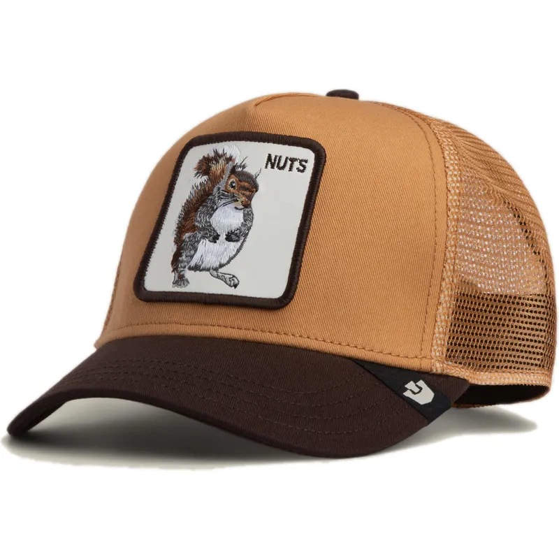 gorra-trucker-marron-ardilla-nuts-the-farm-de-goorin-bros