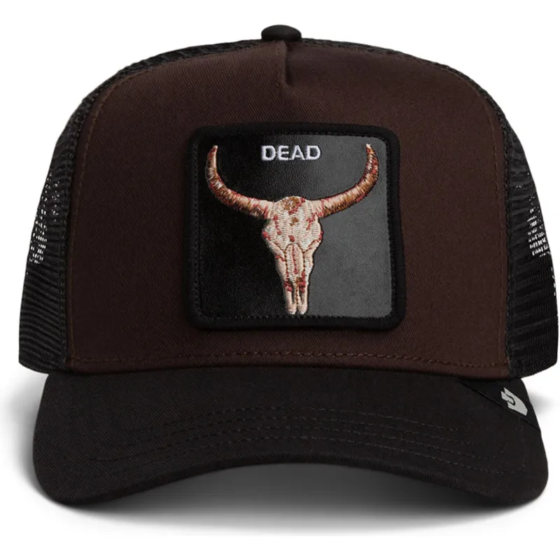 shapka-izvita-traker-kafyav-snapbek-dead-skull-the-farm-ot-goorin-bros