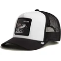 gorra-trucker-blanca-y-negra-serpiente-outlaw-the-farm-de-goorin-bros