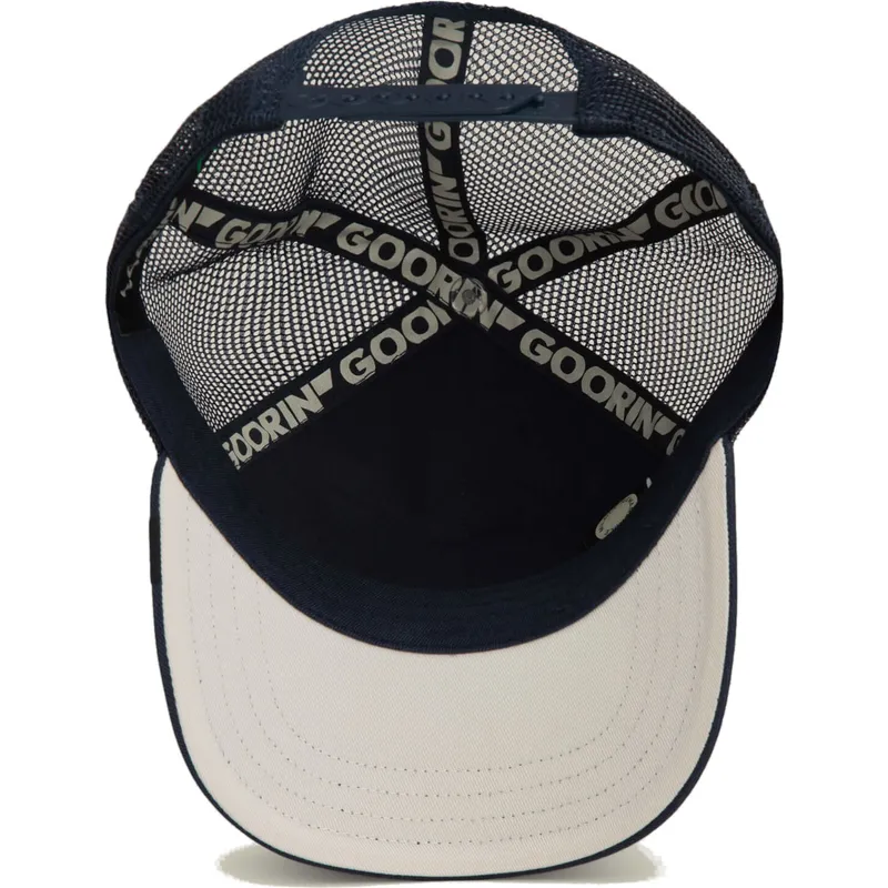 marinebla-trucker-kasket-ulv-survivor-the-farm-fra-goorin-bros