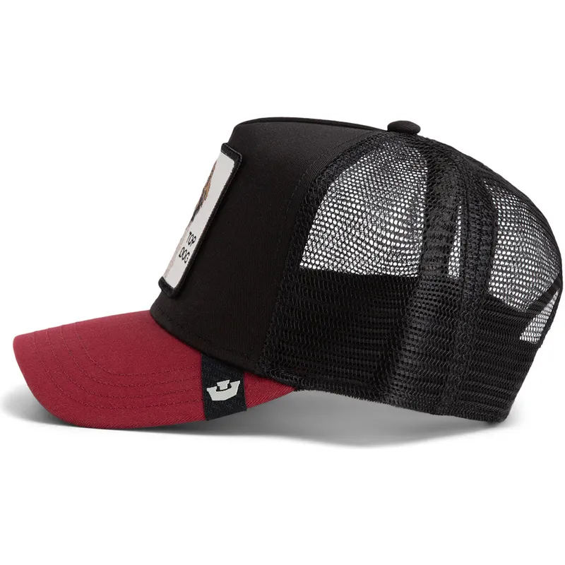 shapka-izvita-traker-cherna-snapbek-crush-top-dog-the-farm-ot-goorin-bros