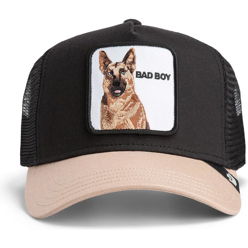 goorin-bros-german-shepherd-dog-the-bad-boy-the-farm-black-and-beige-trucker-hat