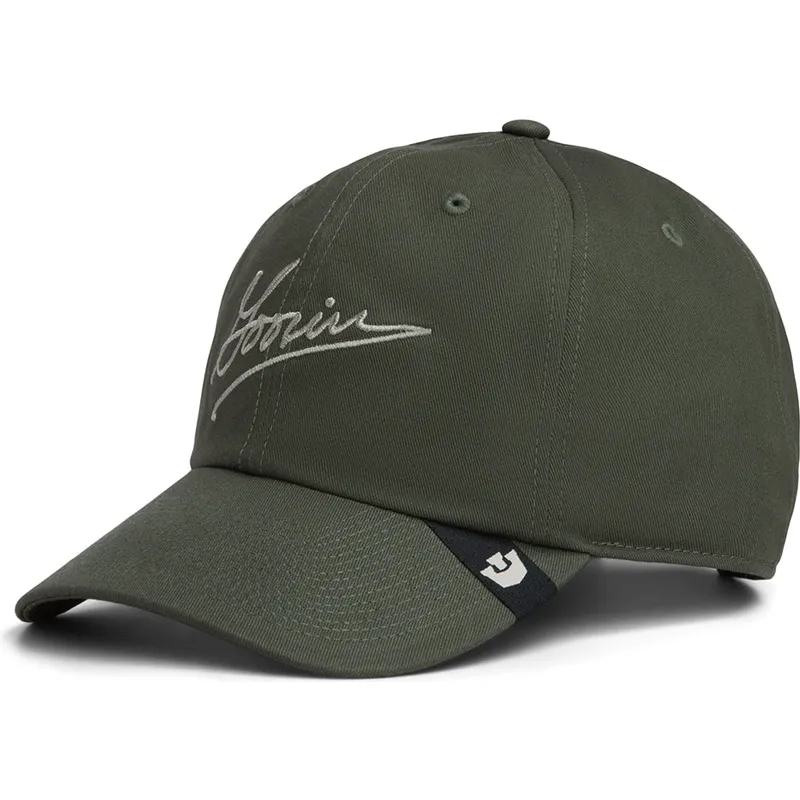 casquette-courbee-verte-ajustable-script-papa-goorin-bros