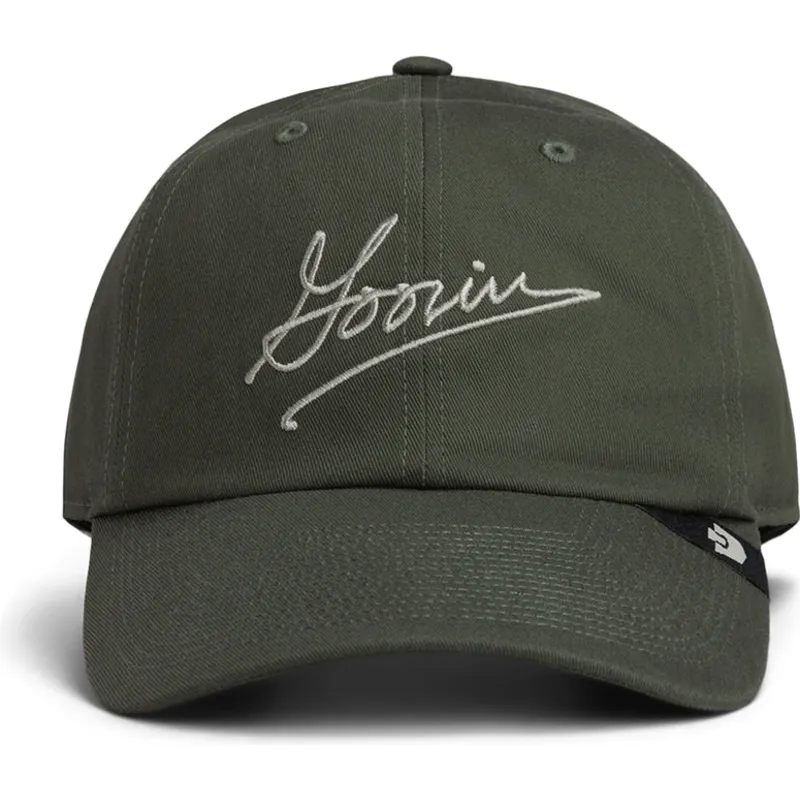 gorra-curva-verde-ajustable-script-papa-de-goorin-bros