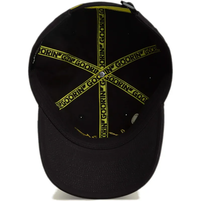 shapka-izvita-cherna-reguliruem-script-papa-the-farm-ot-goorin-bros