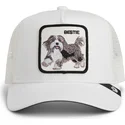 hvid-trucker-kasket-til-dreng-hund-bestie-mini-the-farm-fra-goorin-bros