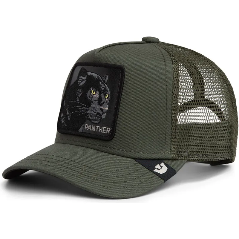 shapka-izvita-traker-zelena-snapbek-za-deca-panther-mini-the-farm-ot-goorin-bros