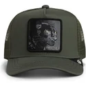 shapka-izvita-traker-zelena-snapbek-za-deca-panther-mini-the-farm-ot-goorin-bros