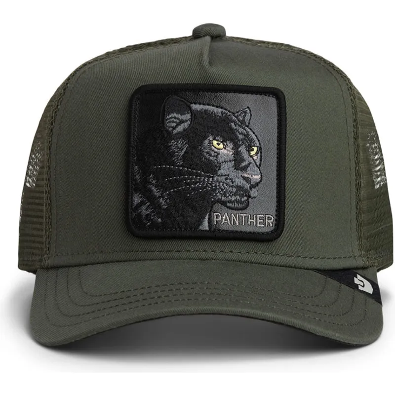 shapka-izvita-traker-zelena-snapbek-za-deca-panther-mini-the-farm-ot-goorin-bros