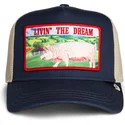 shapka-izvita-traker-tmnosin-snapbek-livin-the-dream-greener-grass-the-farm-ot-goorin-bros