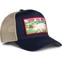casquette-trucker-bleue-marine-cochon-livin-the-dream-greener-grass-the-farm-goorin-bros