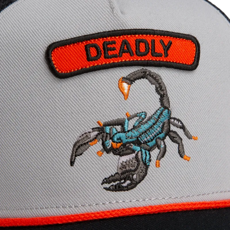 gra-trucker-kasket-skorpion-pop-rocker-scorpion-the-farm-fra-goorin-bros