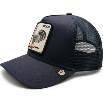 Trucker Cap marineblau Hahn Edge Cock The Farm von Goorin Bros.