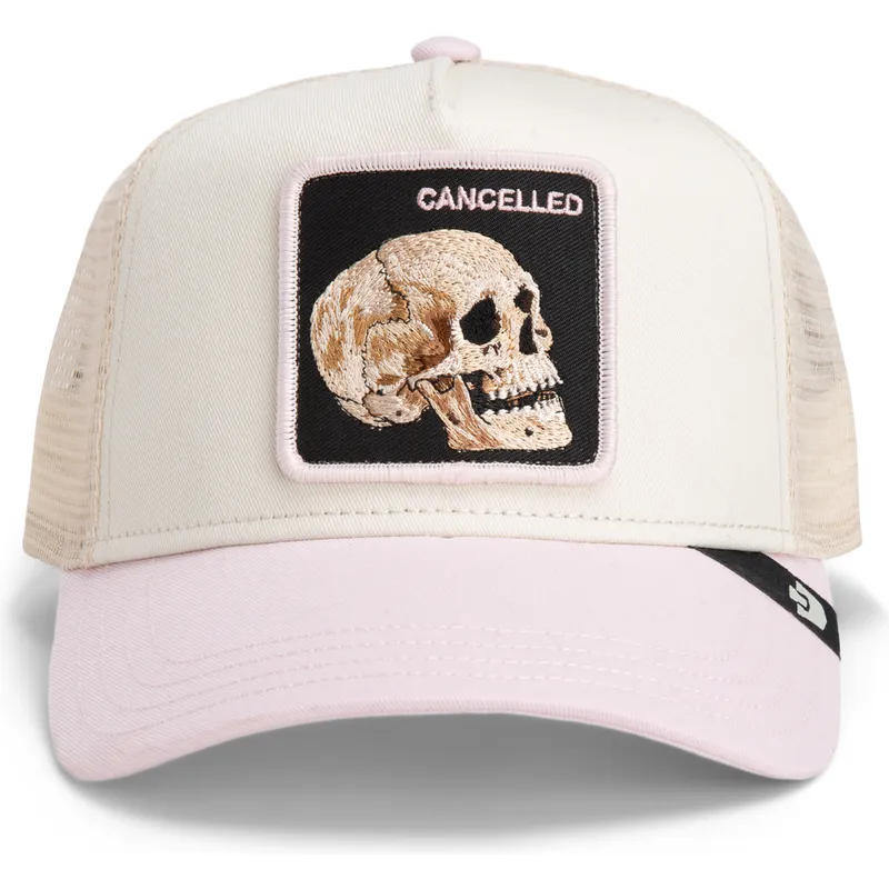 shapka-izvita-traker-mnogocveten-snapbek-the-cancelled-skull-whisper-the-farm-ot-goorin-bros
